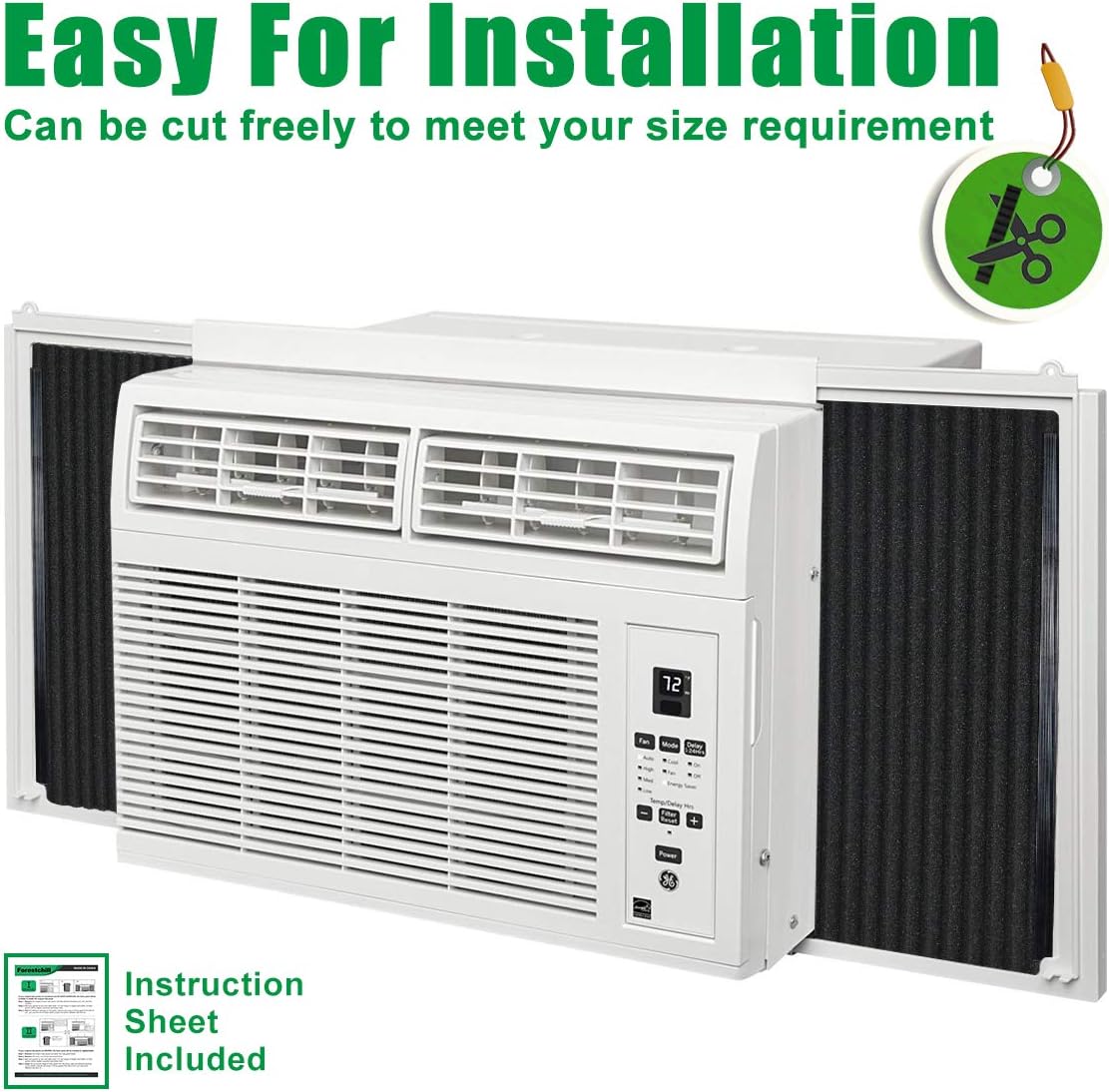 Air Conditioner Side Panel Kit / Air Conditioning Window Unit Vinyl