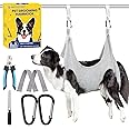 MAIYOUWENG Dog Grooming Hammock,Dog Grooming Supplies,Dog Hammock,Dog Grooming Harness,Pet Grooming Hammock,Grooming Table,Dog Nail Clipper,Dogs Cats Grooming,Claw Care (L)