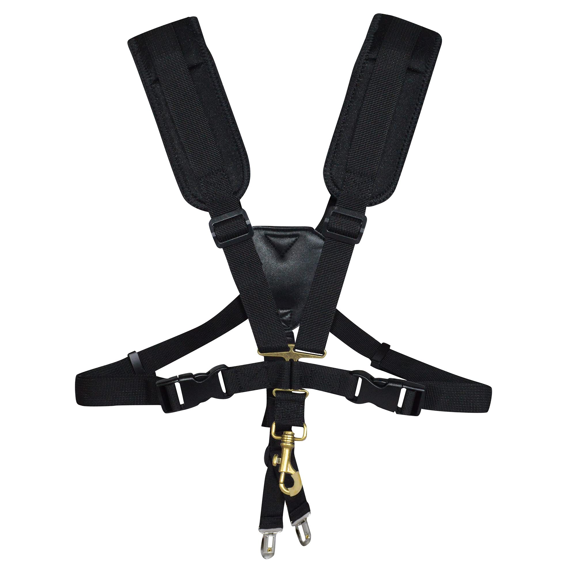 adorence Saxophone Harness Strap, Padded Shoulder & Chest Sax Strap for Baritone, Tenor, and Alto Saxophones, Ideal for Regular Beginners, Medium