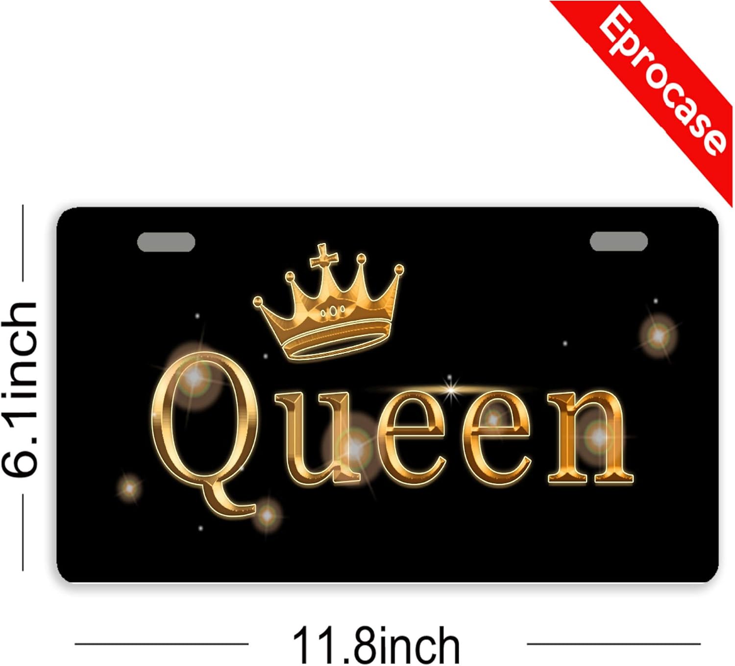 Amazon Com Eprocase License Plate Queen License Plate Cover