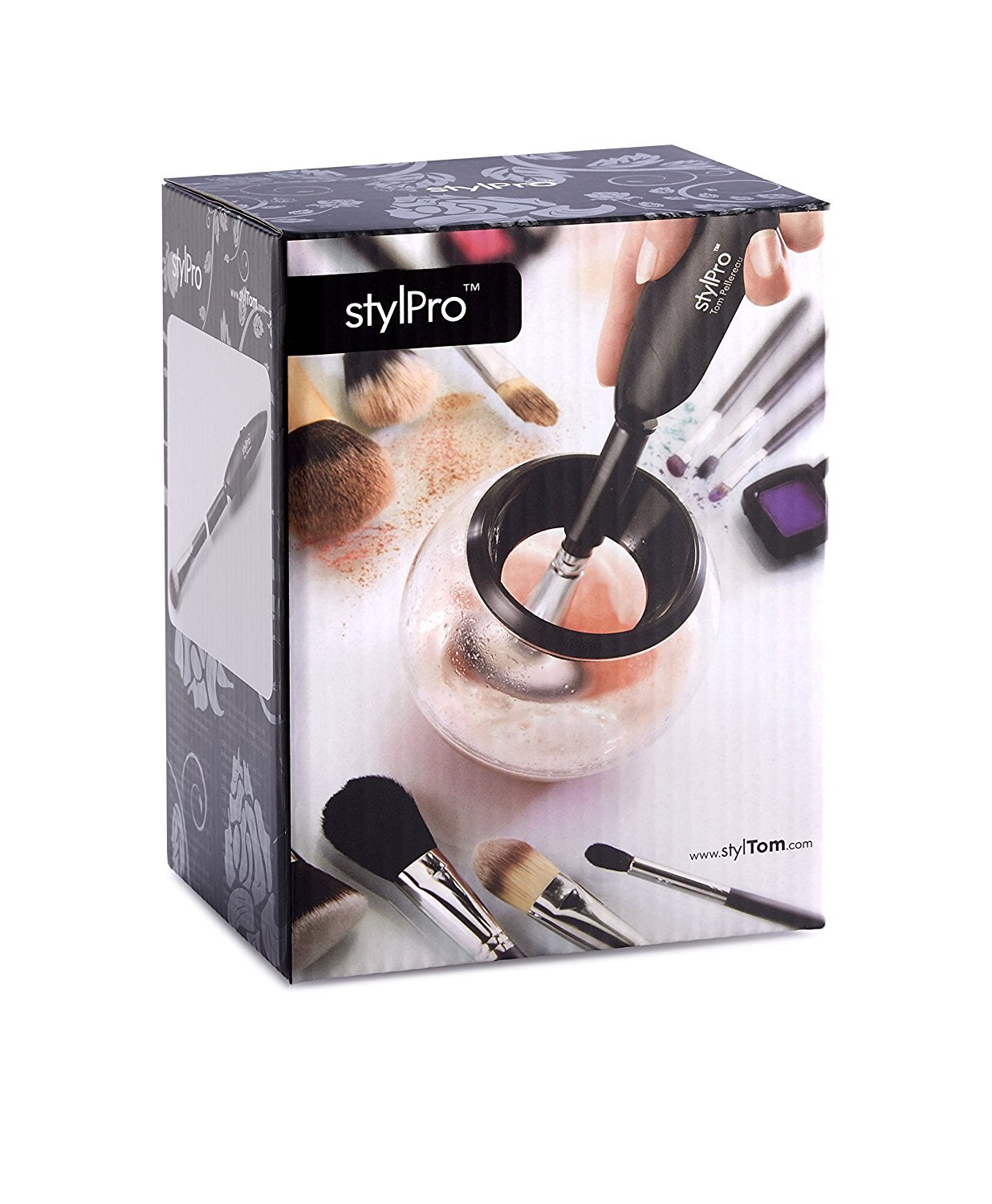 Stylpro Makeup Brush Cleaner and Dryer Set, Black Amazon.in Health