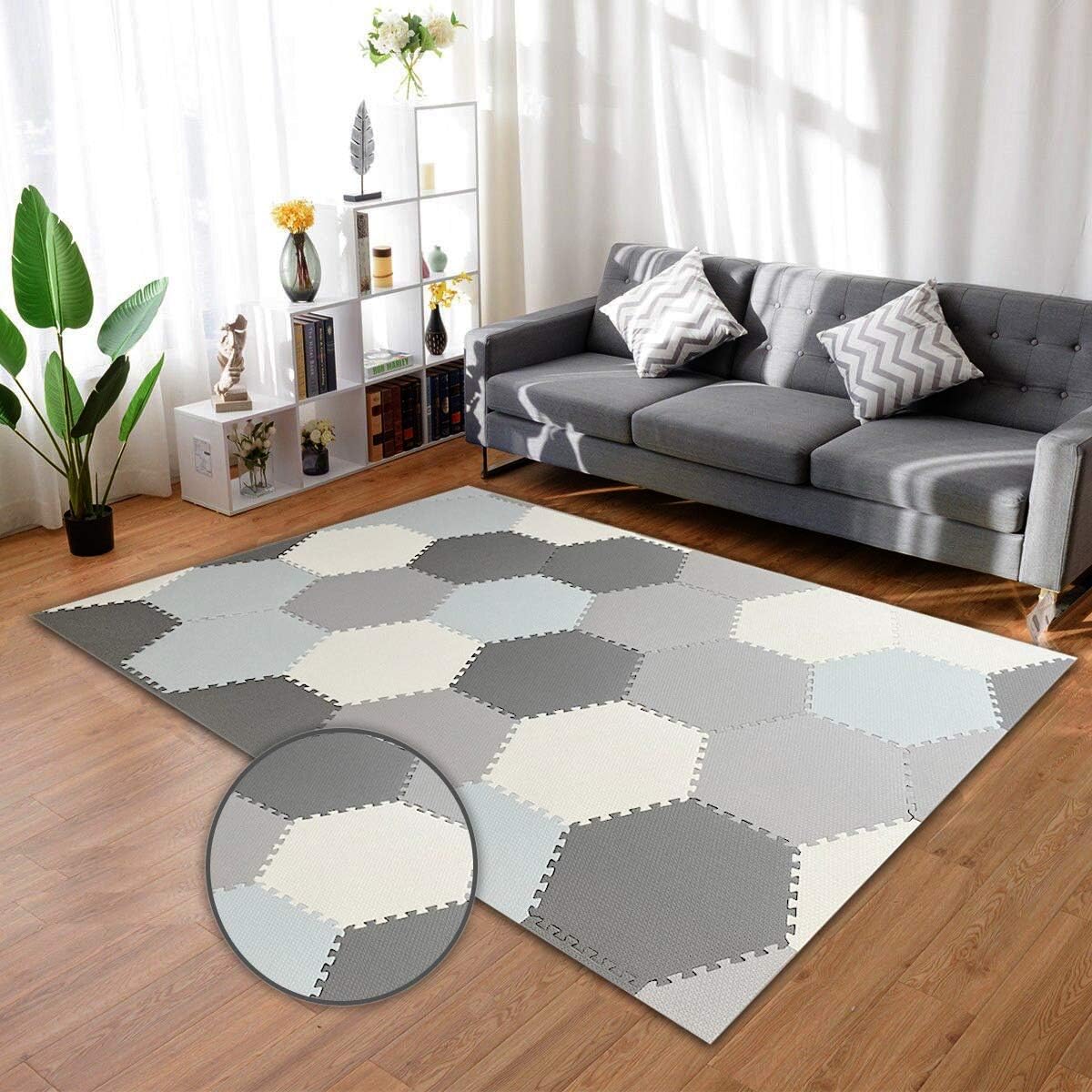 hexagon gymnastics mat