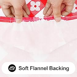 Spotjoy Rectangle Vinyl Table Cloth, Waterproof