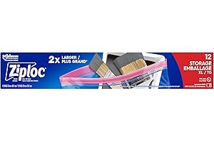Ziploc Extra Large Food Storage Bags, 12 Count