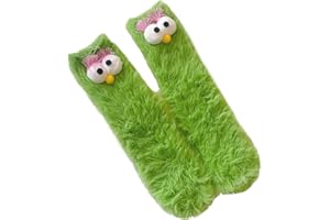 TFTSR Crazy Funny Fuzzy Silly Socks for Kids Women,Girls Fluffy Slipper Novelty Fun Socks,Boy Men Cute Cozy Soft Animal Socks