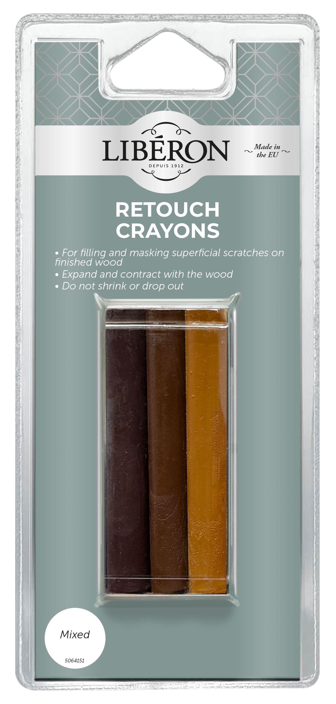 Libéron Retouch Crayons Mixed (3 pack)