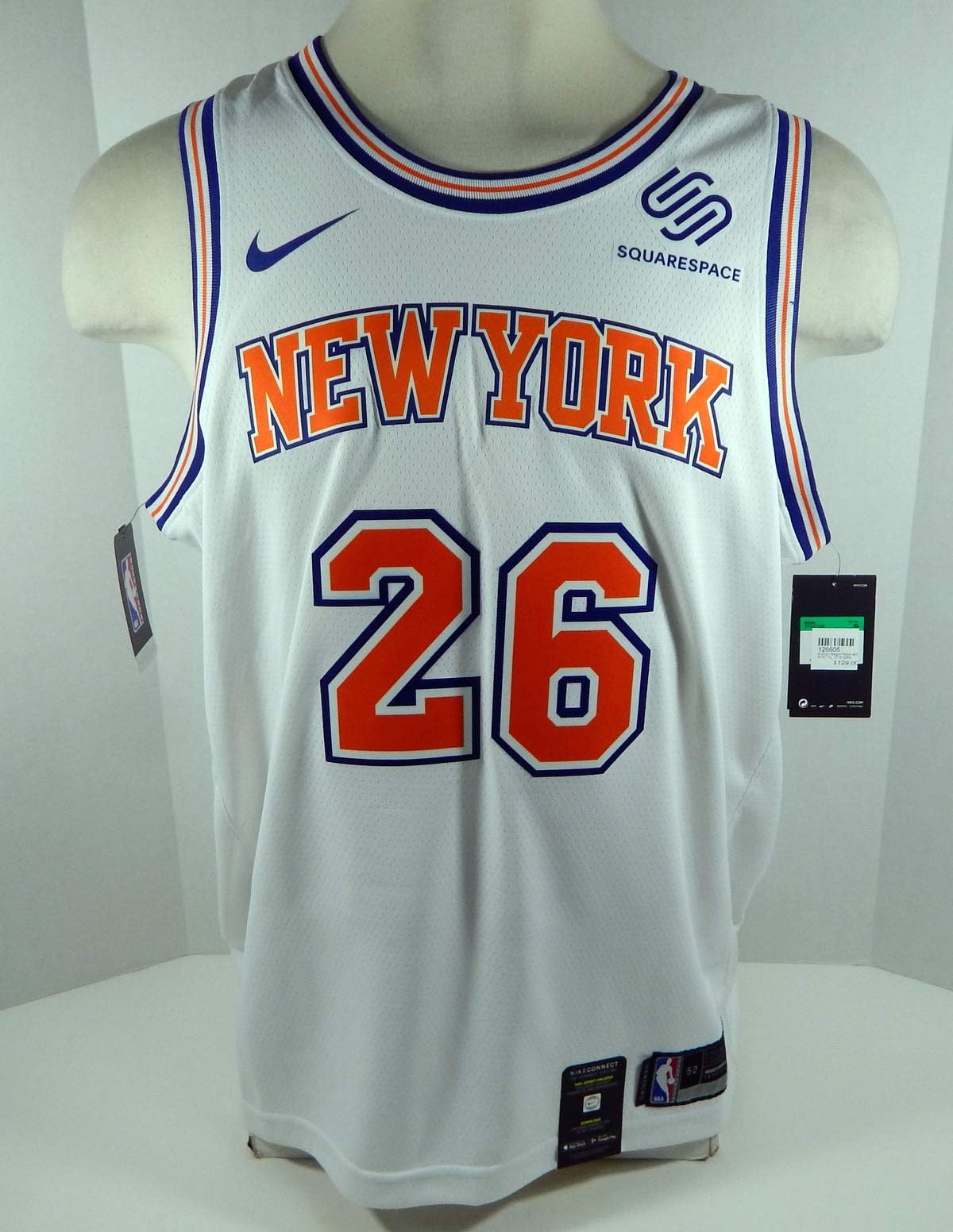 Mens New York Knicks Mitchell Robinson #26 White Statmnt Jersey Swingman 2XL NWT