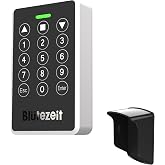 Bl&uuml;tezeit Wireless Keypad with IP54 Waterproof Cover for 433MHz Gate Openers, Secure PIN Code Access System, Compatible with Automatic Sliding &amp; Swing Gate Operator Motors