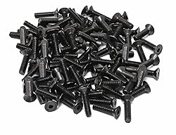 iexcell 100 Pcs M4 x 16mm Thread Pitch 0.7 mm Alloy