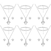 OTTFF Bridesmaid Jewelry Set For Wedding,1-4-6-8 Sets 18k Gold/Rose Gold/Silver Plated With Pearl Necklace Earrings Bracelet Set For Bridesmaid Gift,Wedding Party Costume Accessories Gifts for Women