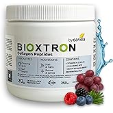 Bioxtron Collagen Peptides Powder - Unflavored, Type I Bovine with Stem Cell Renewal for Hair, Nail, Skin, Gut, Bone & Joint Health Support - Hyaluronic Acid, Protein, Biotin (250 gr)