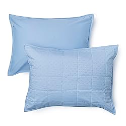 MARTHA STEWART Brynn Soft Blue Queen Quilt Set - 3