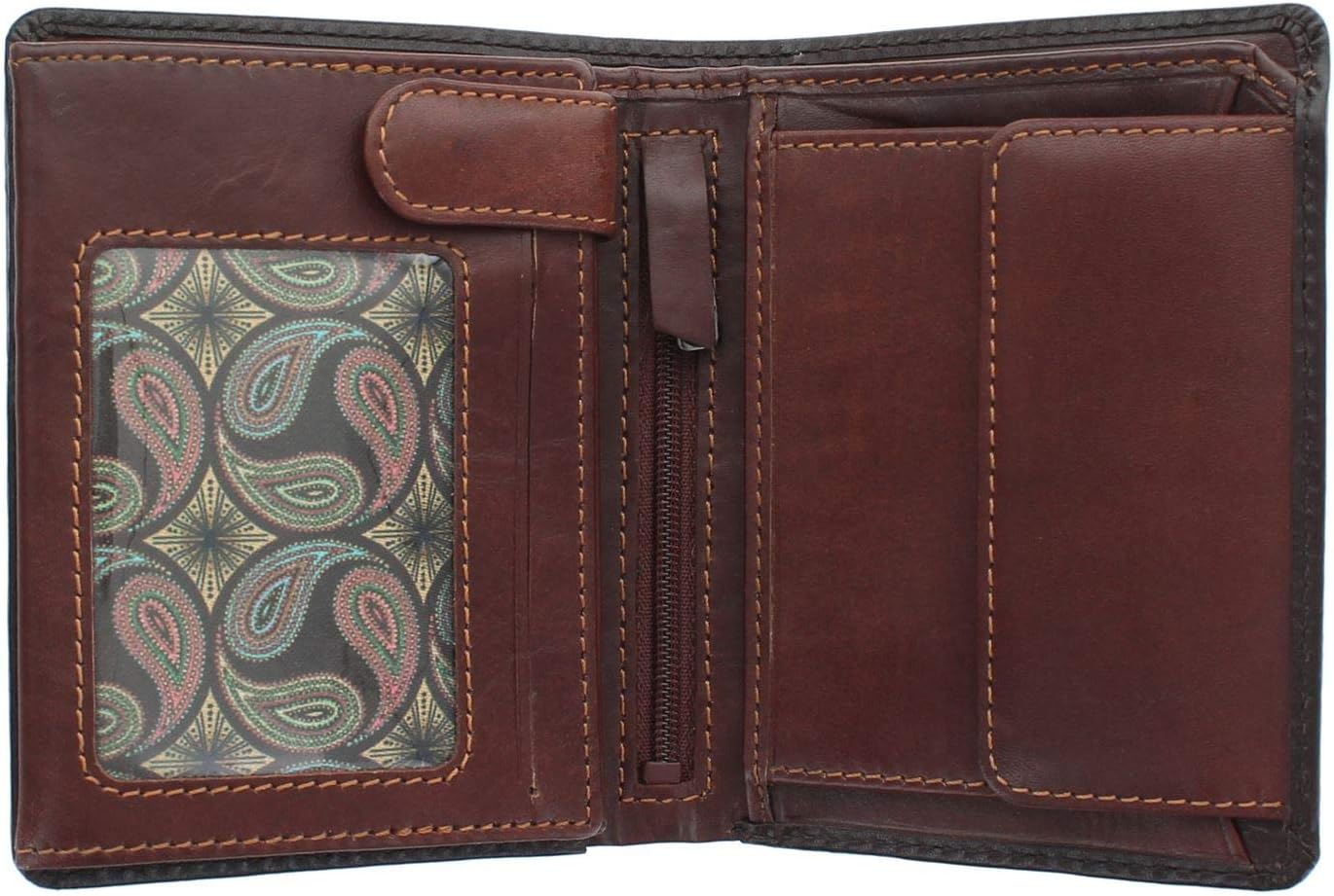 VISCONTI Atelier Collection Hector Leather Wallet RFID AT62 Burnish Tan - Image 3