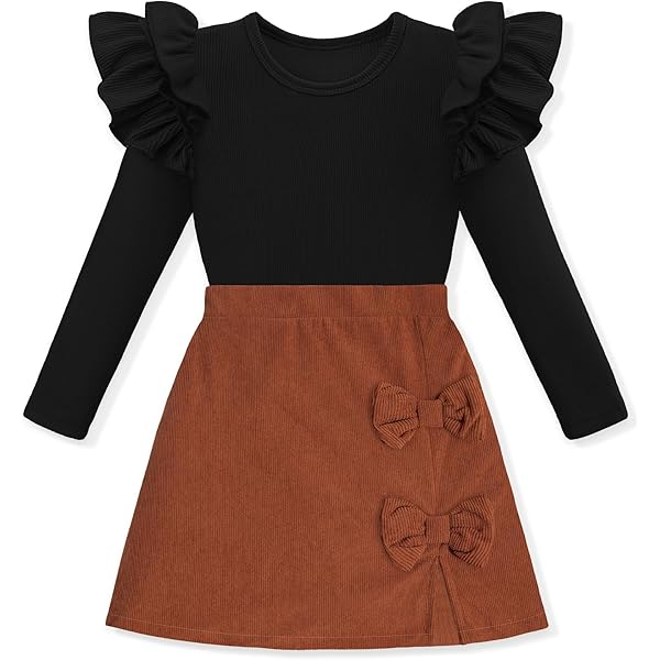 Bonnie Jean Girls' Knit Shift Dress With Contrast Binding - Classic Style For Special Occasions
