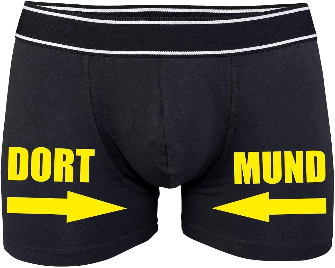 Männer Boxershort mit Spruch Dort Mund (Größe S bix XXXL) Amazon.de