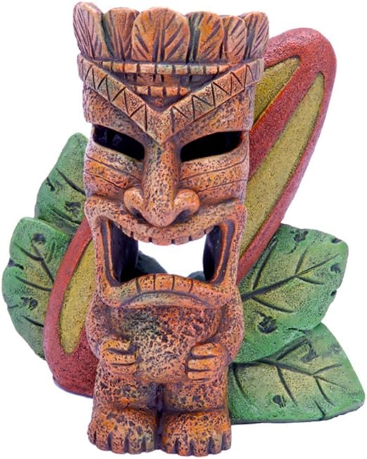 tiki aquarium decorations