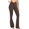 Sunzel Flare Leggings, Crossover Yoga Pants with Tummy Control, High-Waisted and Wide Leg