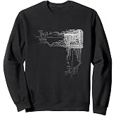 CPU technology nerd computer chip computer scientist Sweatshirt