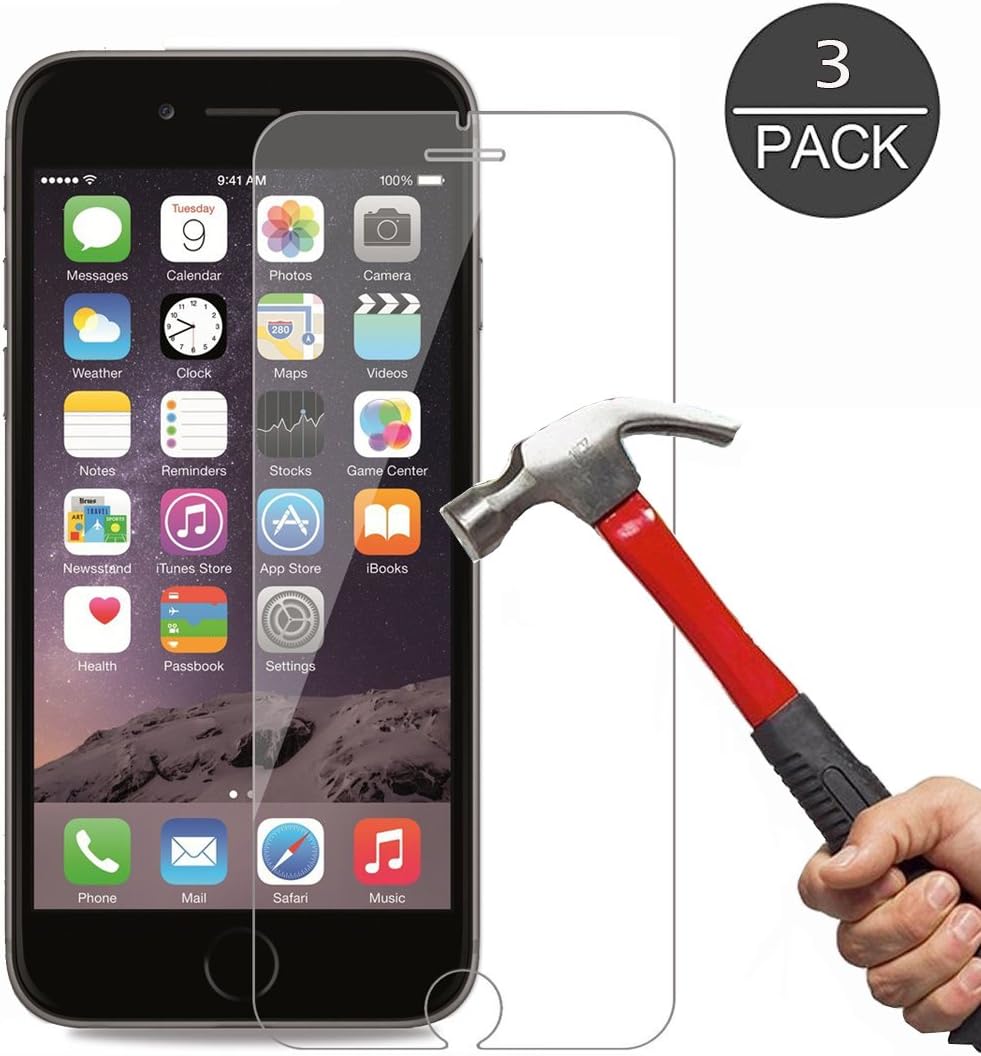 (3 Pack)iPhone 6S Plus Screen Protector(5.5"), TUSSY