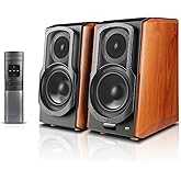 Edifier S1000W WiFi Audiophile Active Bookshelf 2.0 Speakers, 120W RMS Wireless HiFi Bluetooth Sound System Works with Alexa,