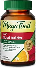 MegaFood Blood Builder Iron Supplement, Energy Support, Vegan, 90 Tablets | Clinically Shown to Increase Iron Levels Without 