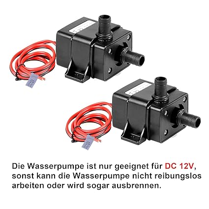 TSSS Brushless Mini Wasserpumpe 240L/H DC12V 4.8W Submersible Pumpe Amphibisch Aquarium Gartenteich Fall Fisch Behälter Wasse