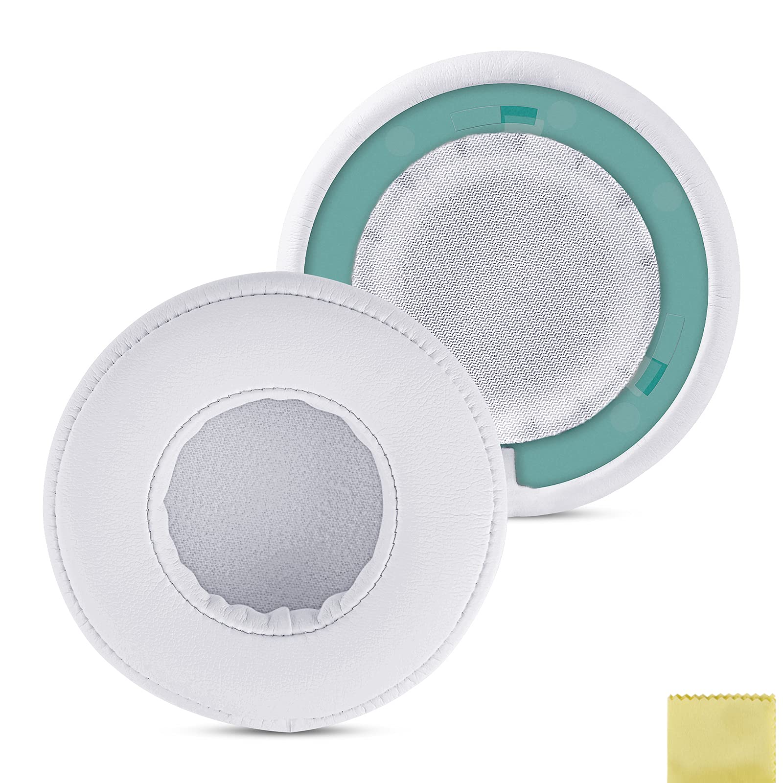 Geekria Replacement Ear Pads for Monster Beats Pro/by Dr Dre Detox Headphones Ear Cushions, Repair Parts (White)