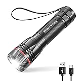 WdtPro Rechargeable Flashlights High Lumens, 1 Pack