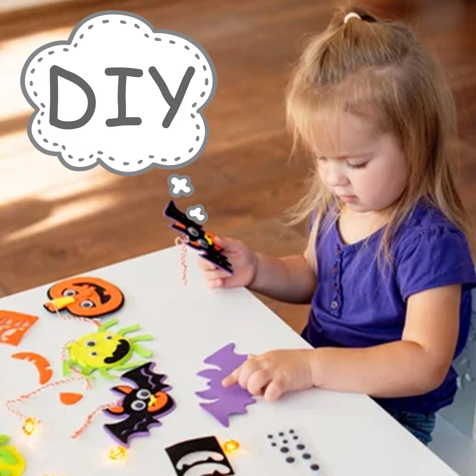 Jtnohx Stiff Felt Sheets, 32 Pcs Felt Fabric, 7