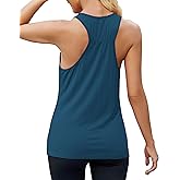 Mippo Workout Tops for Women Sleeveless Athletic Running Yoga Tank Tops Racerback Breathable Gym Sports Exercise Shirts