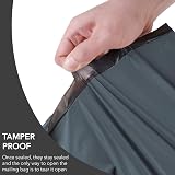 iSOUL 50 Mixed Size Grey Postage Bags for Clothes Parcel Mailing Packaging view 3
