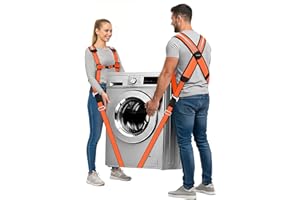 Ytonet Moving Straps, 2-Person Lifting and Moving System, X-Shaped Back Padded Movings Straps for Lifting Appliance, Furniture Strap Move Heavy Objects Up to 800lbs for Mattresses, Refrigerator, Sofa