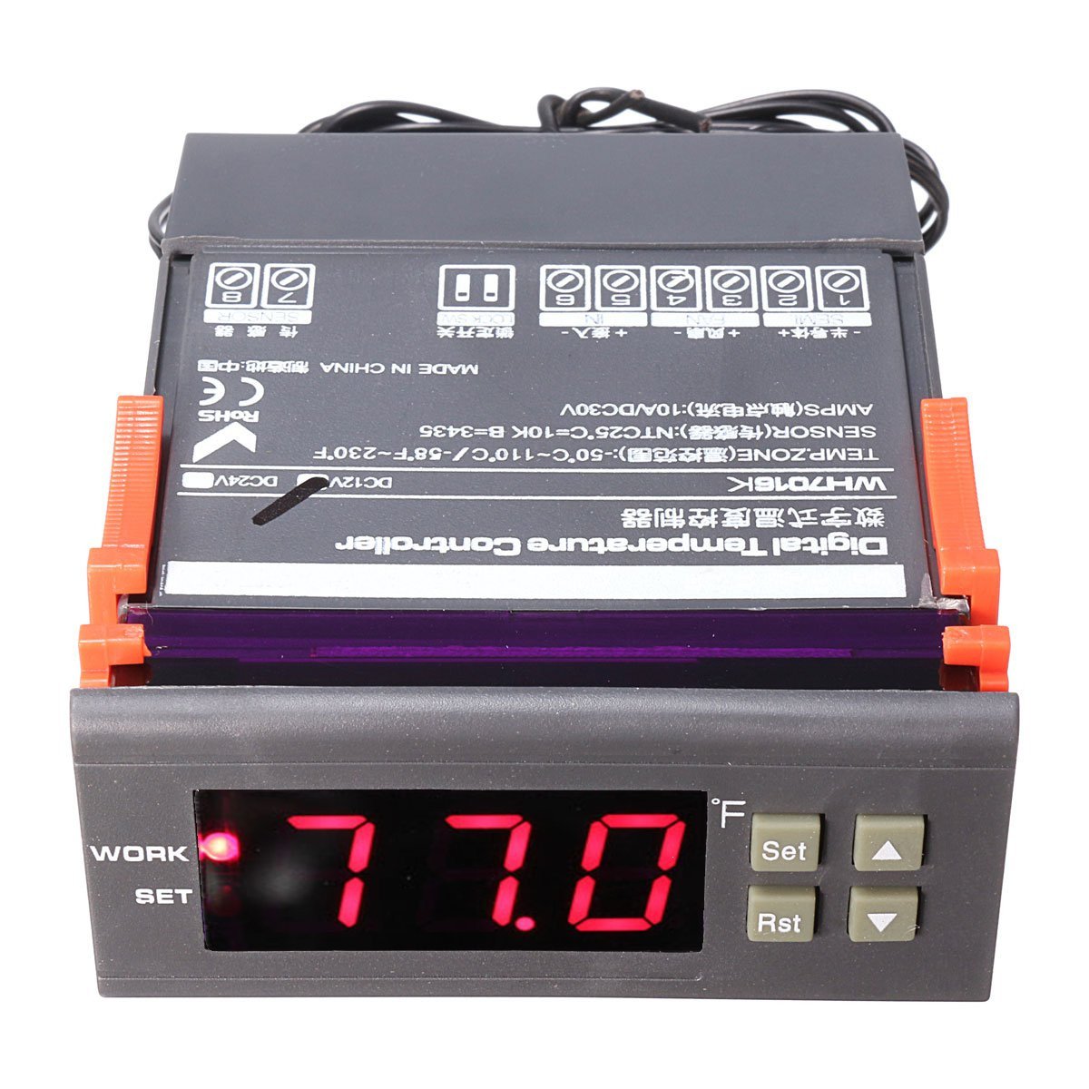 BephaMart WH7016K DC12V Digital Semiconductor Temperature Controller