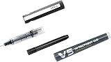 Pilot V5 Cartridge System Liquid Ink Rollerball 0.5 mm Black with 3 Refills view 5