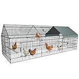 PawGiant Chicken Coop Chicken Run Pen for Yard with