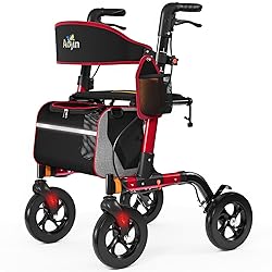 Walkers for Seniors, Rollator Walker with Seat, 350