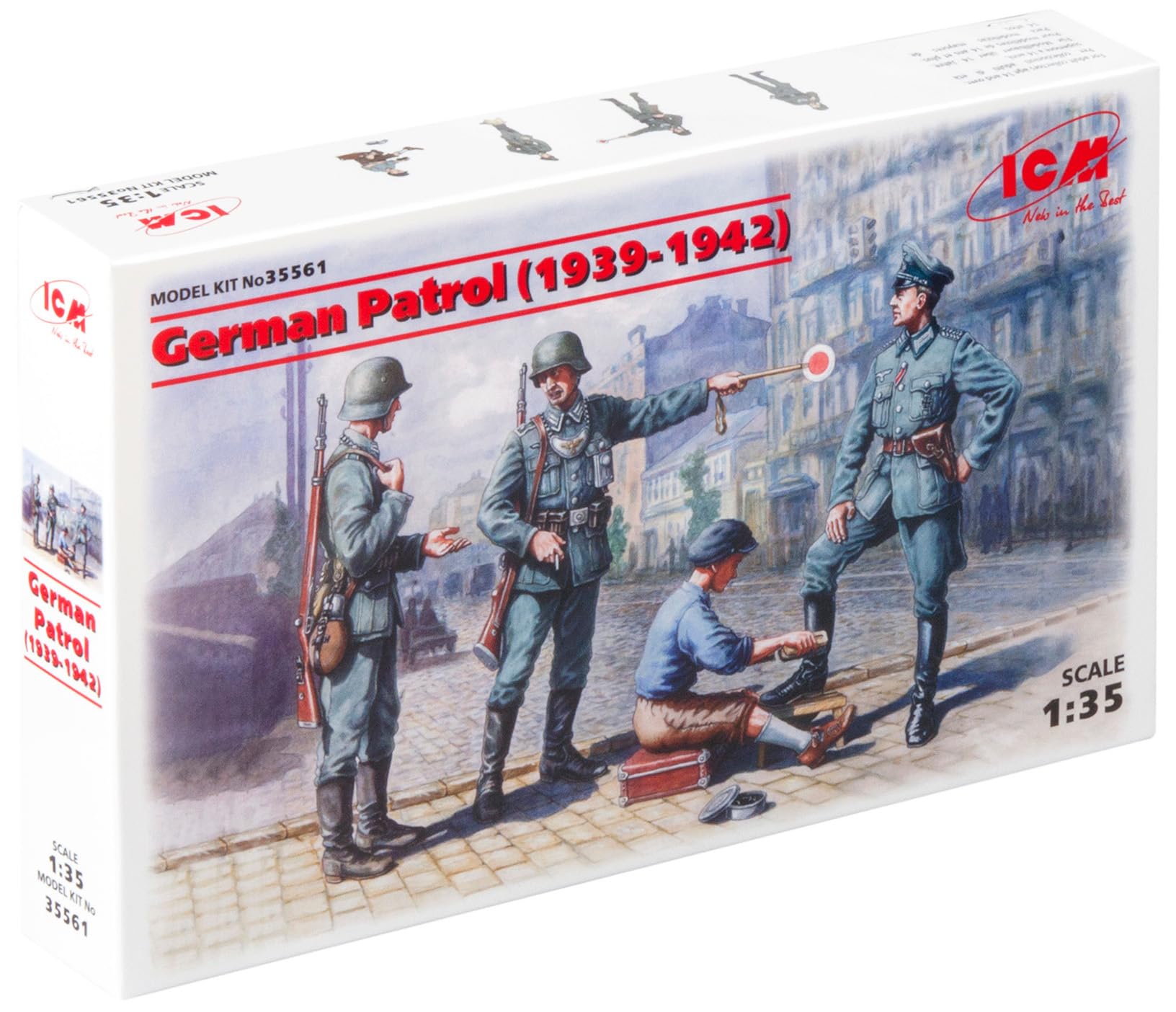 ICM 1:35 - German Patrol (1943-1945) 4 Figs