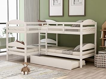 l shaped bunk beds amazon