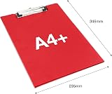 Rapesco VFDCB0R3 Foldover Clipboard with Pocket A4+ Red view 6