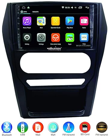 worldtech car music system with bluetooth