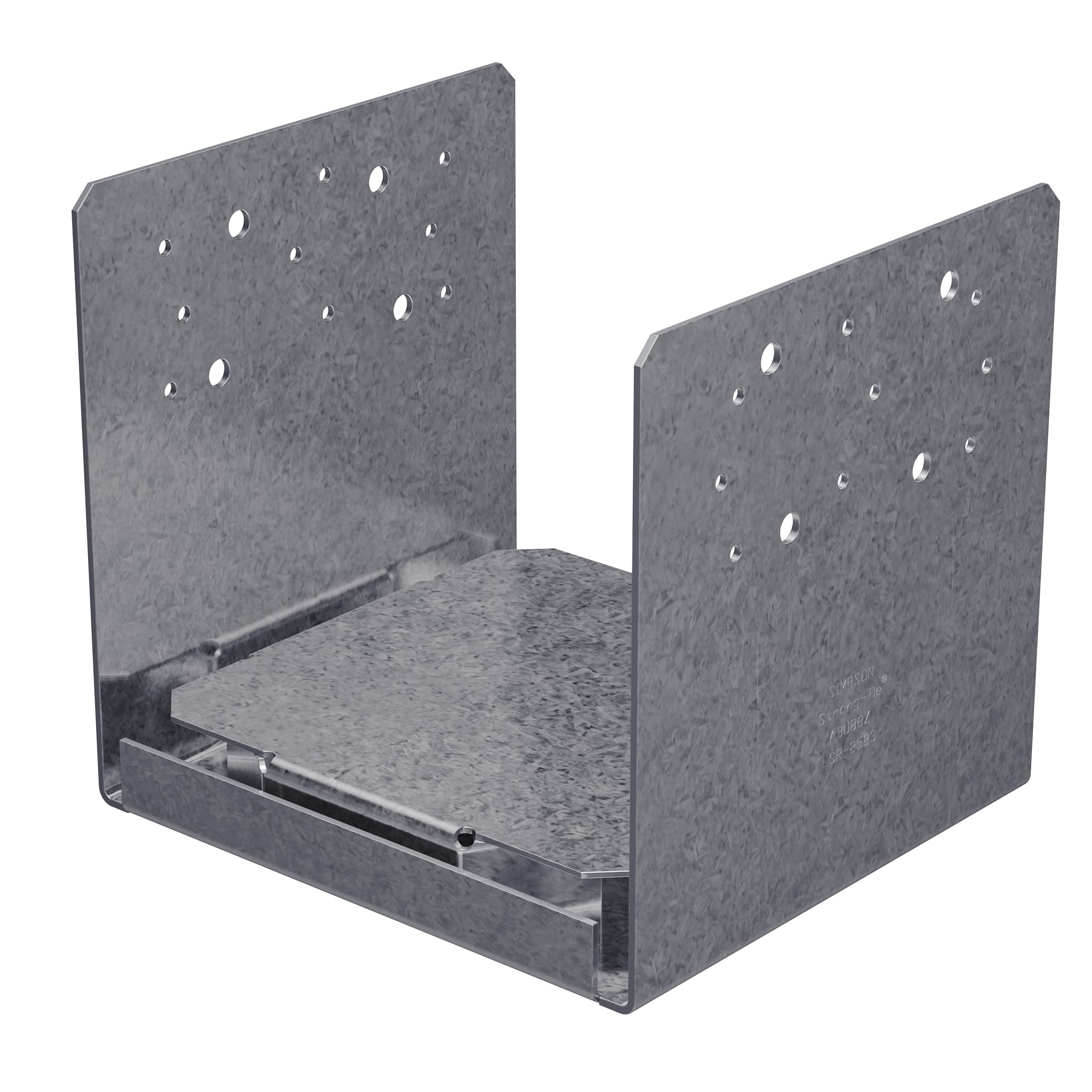 Photo 1 of Simpson Strong-Tie ABU88Z ABU ZMAX Galvanized Adjustable Standoff Post Base for 8x8