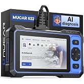 OBD2 Scanner, MUCAR 632 Elite AI-Assisted Bidirectional Scan Tool, 15 Reset Services Oil/TPMS/EPB/BMS/SAS/Brake/Throttle Car Scanner Diagnostic Tool, AutoAuth FCA, CANFD, AutoVIN, Lifetime Free Update