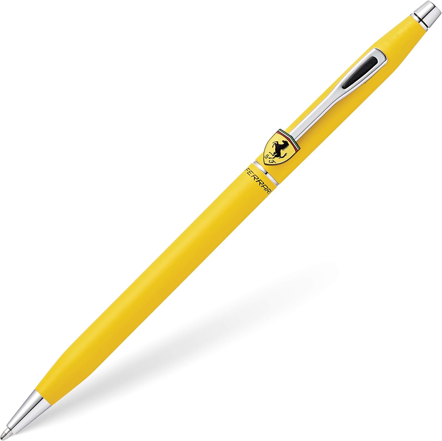 Cross Classic Century Ferrari Collection Matte Modena Yellow Lacquer / Chrome Ballpen Item# FR0082-118 | PenWorld