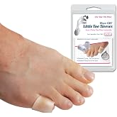 PediFix Visco-Gel Little Toe Sleeves for Corns, Blisters &amp; Calluses 4 Count | Slim Visco-GEL sleeves protect pinky-toe corns, calluses and blisters from shoe pressure and friction. Washable.
