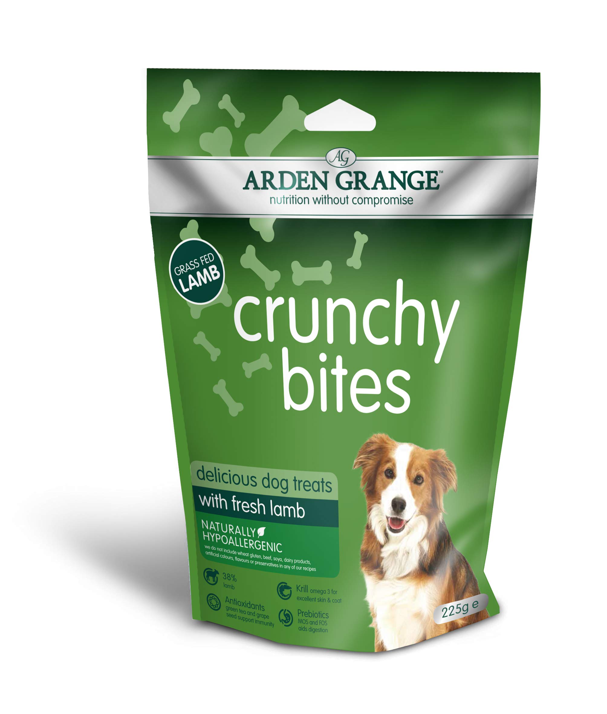 Arden Grange Crunchy Bites - with fresh lamb Set of 10,225 g (Pack of 10)