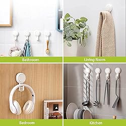 Elegear Suction Cup Hooks for Shower, Heavy Duty