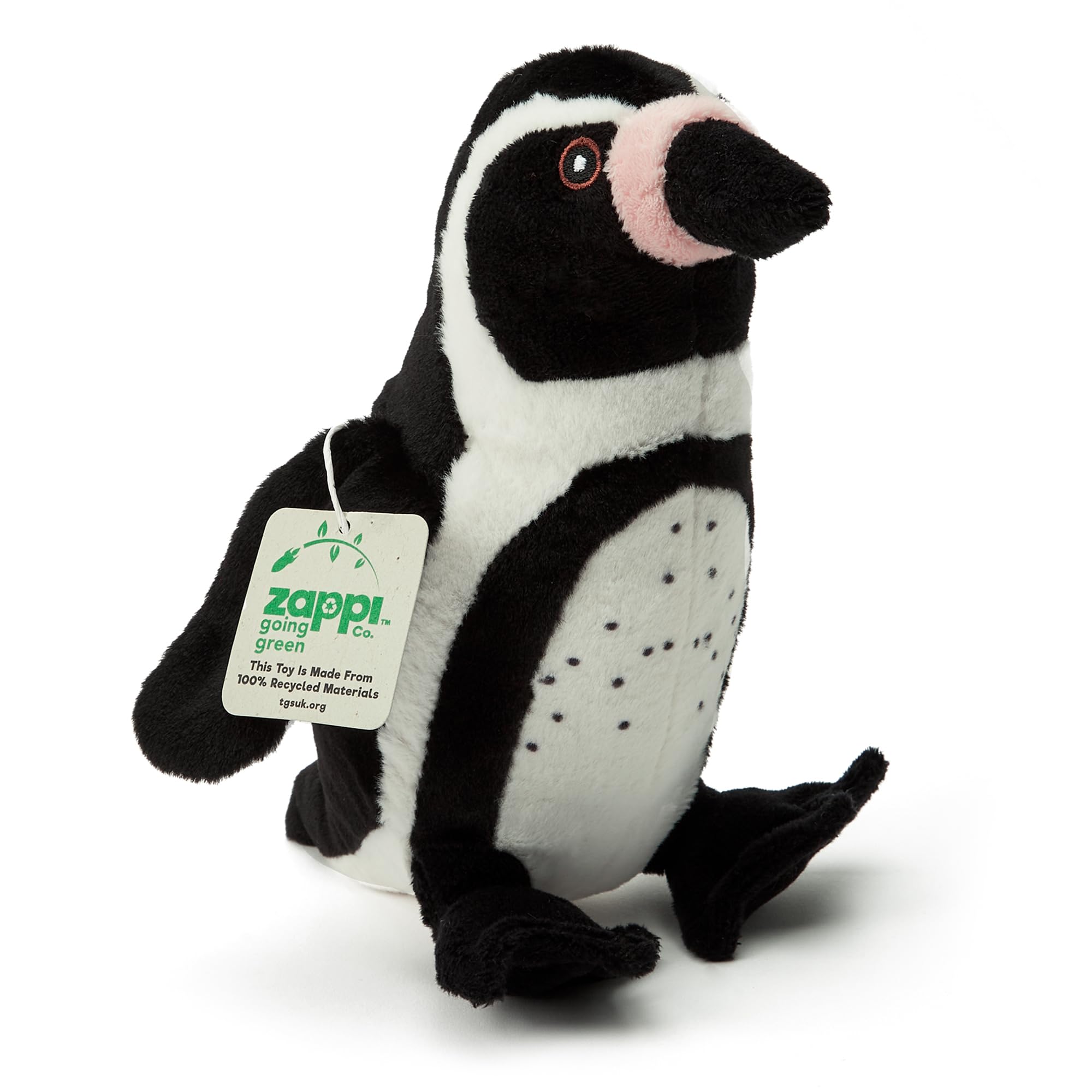 Zappi Co Ultra Soft Humboldt Penguin Plush Toy (23cm Height) - 100% Recycled, Eco-Friendly, Newborn Gift, Realistic Lifelike โ image 1