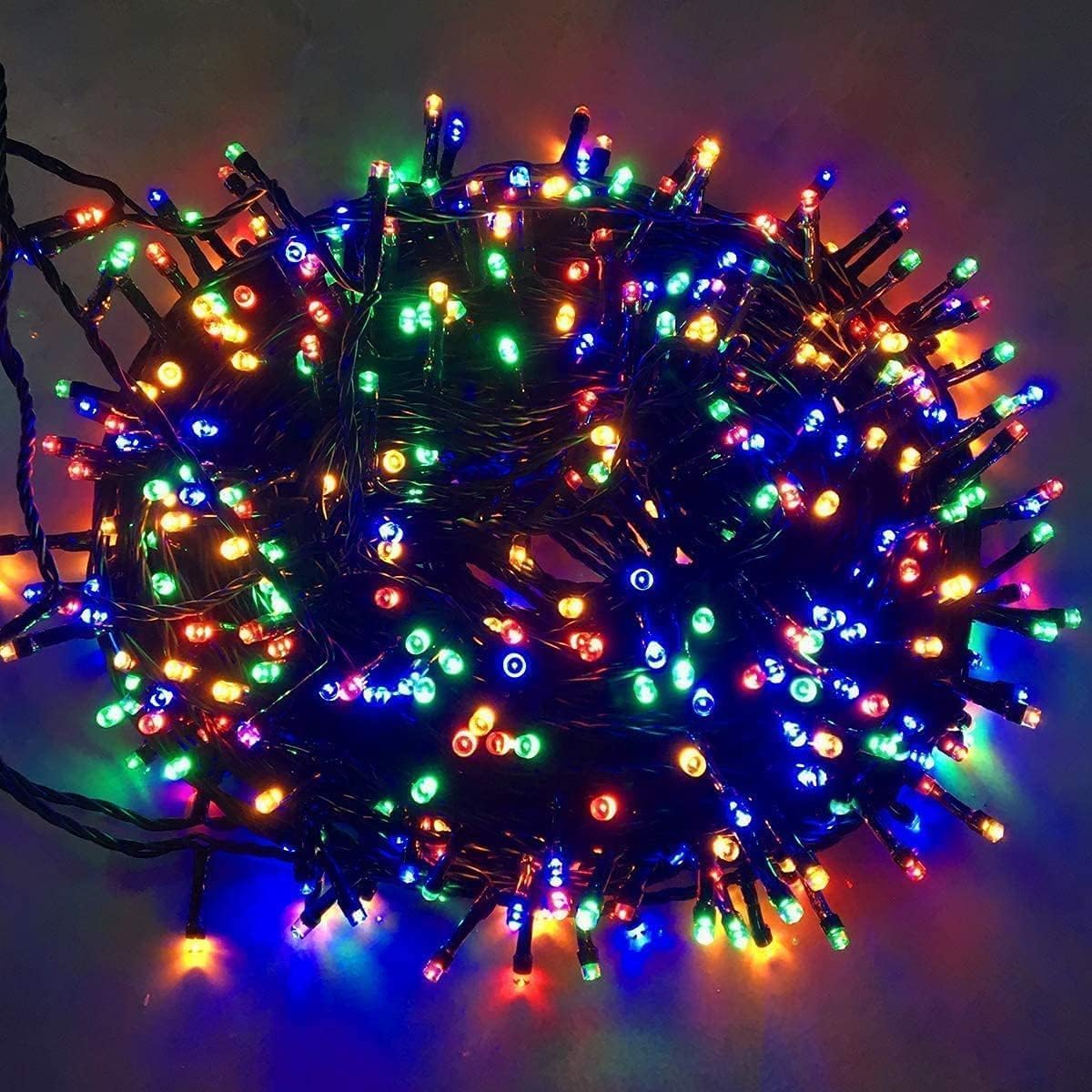 Avoalre Christmas String Lights Battery Powered 40m 300LEDs Fairy Light Indoor Outdoor Auto Timer Decoration with 8 Changing Modes for Xmas, Christmas Tree,Wedding, Party, Birthday (Multi-Colored)