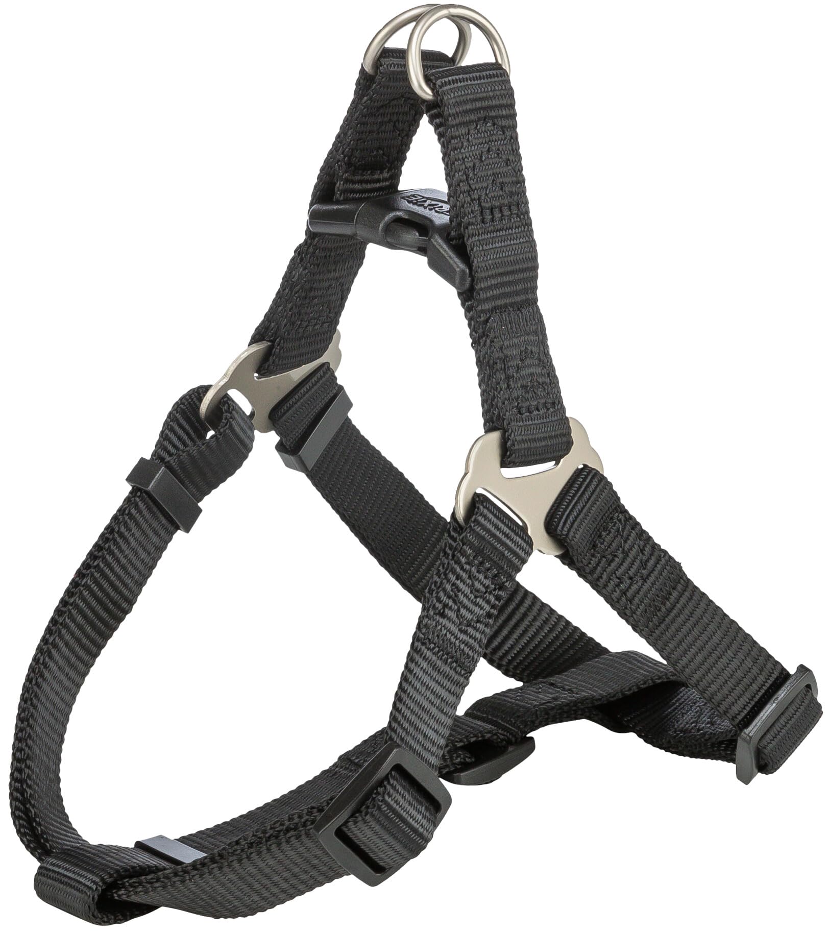 Trixie Premium One Touch Dog Harness, 50 - 65 cm x 20 mm, Black