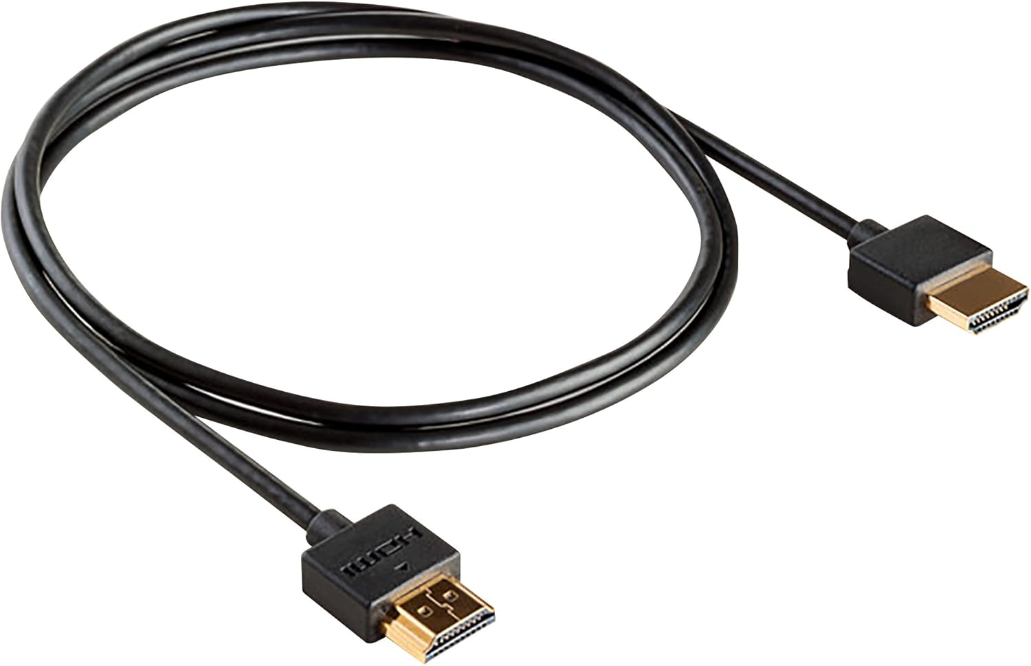 Meliconi 497014 2 m HDMI Ultrathin Cable - Black, 2 Meters
